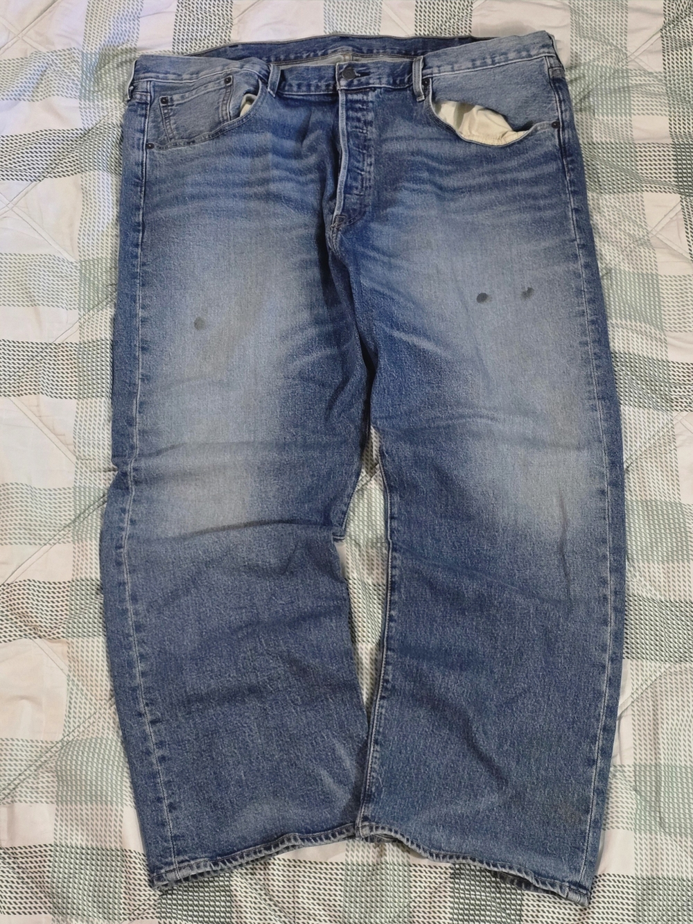 Men's Blue Relaxed Fit Jeans